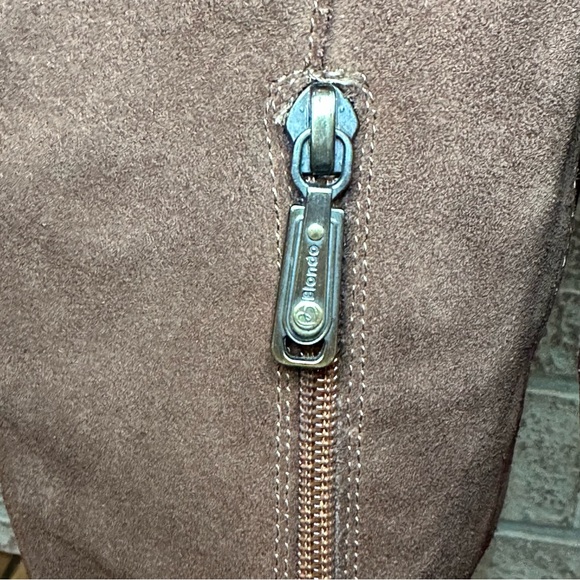 Blondo Nestle Waterproof Suede Knee High Fringe Zip Boot / Size 5.5M Women - Picture 12 of 16